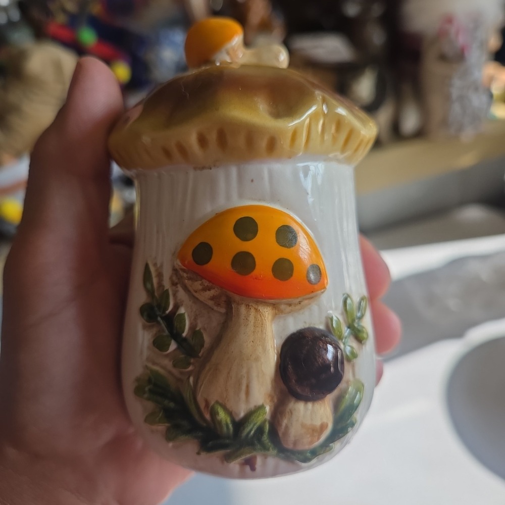 Vintage Sears Roebuck Merry Mushroom Salt Shaker Replacement 1970's
